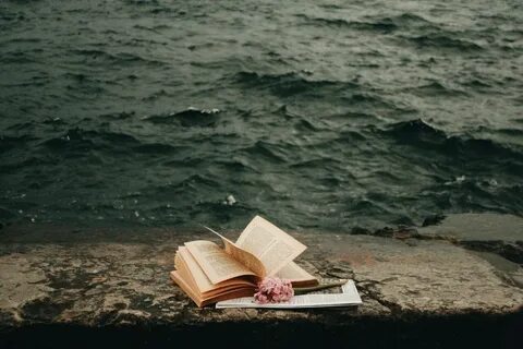 Автор книги на берегу