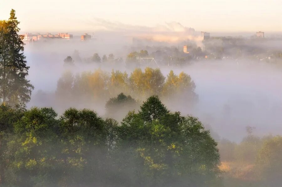 Стелется пелена. Туманное утро в Италии Айвазовский. Город в тумане. Туманное утро в городе. Утренний туман.