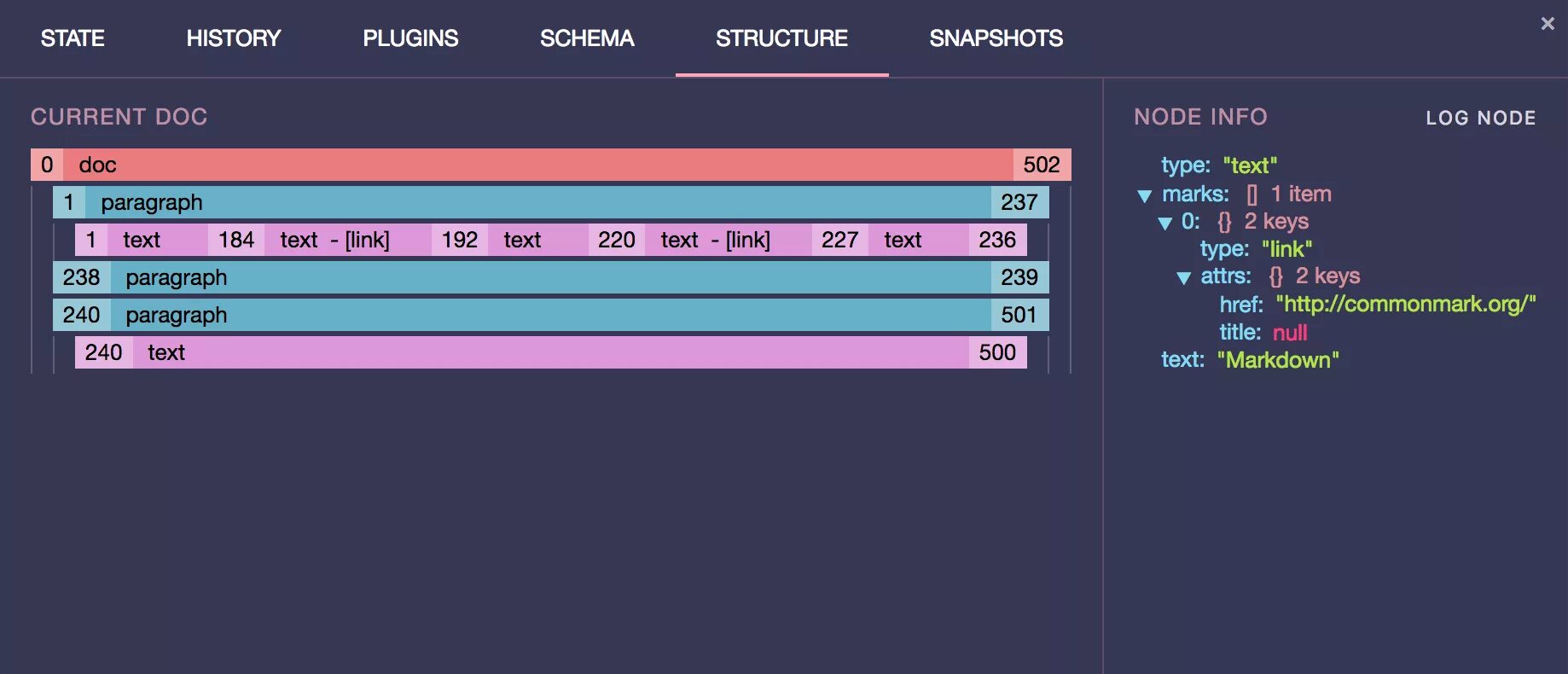 Log plugin. Log plugin