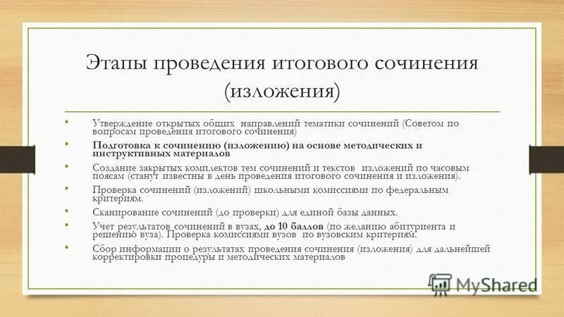 методика подготовки к сочинению