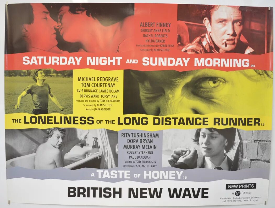 Британская новая волна. British New Wave of Cinema. Saturday Night, Sunday morning.