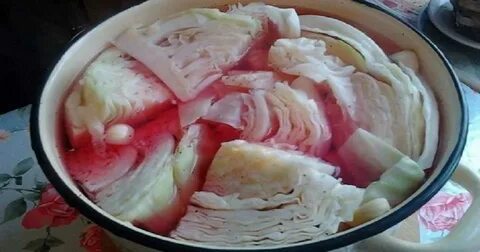 Засолка капусты большими кусками