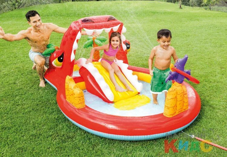 Игровой центр. Игровой центр intex happy dino 57160. игровой центр «дино», 259 х 165 х 107 см, от 3 лет, 57160np intex. бассейн счастливый динозавр 57163 intex. центр-бассейн счастливый динозаврик 57160 intex.
