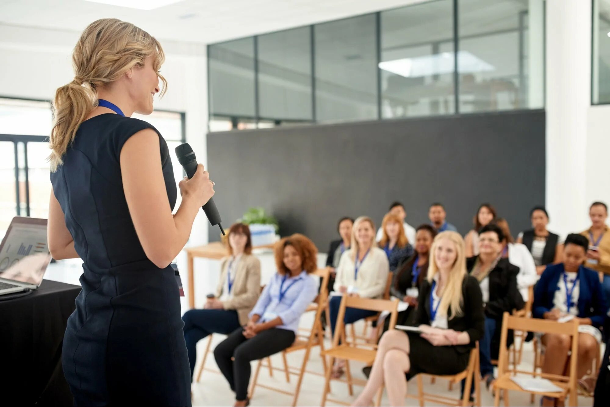 Is a lecture being given