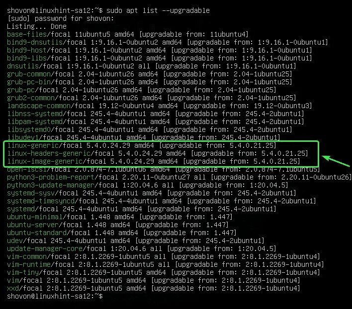 Linux headers generic. Обновление пакетов линукс. псевдографический интерфейс linux.