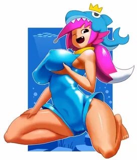 ...one-piece_swimsuit pink_hair pinkfong pinkfong(character) rule_63 solo_f...