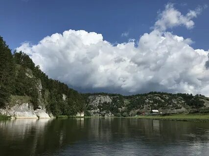 Красота реки белой