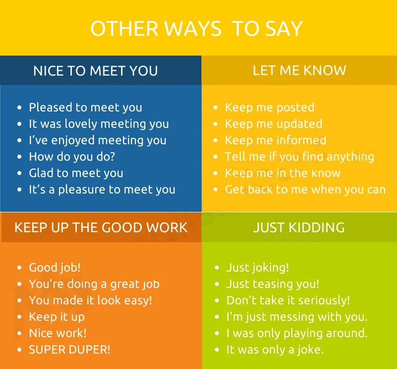 Let me know the way. Other ways to say. Английский ways to say. Английский other way to say. Other ways to say "and,, in English.