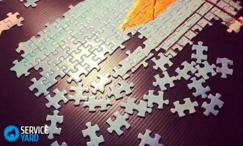 Как закрепить пазлы когда собрал
