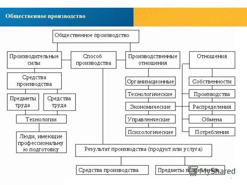 Общественное производство характеристика