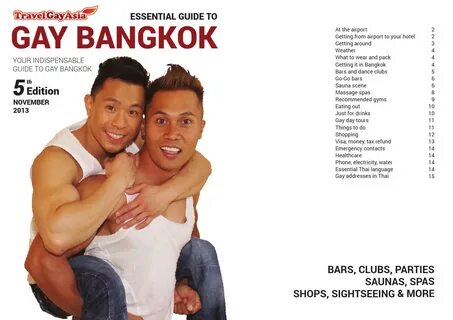 Travel gay Asia, Bangkok guide 5th edition nov 2013.