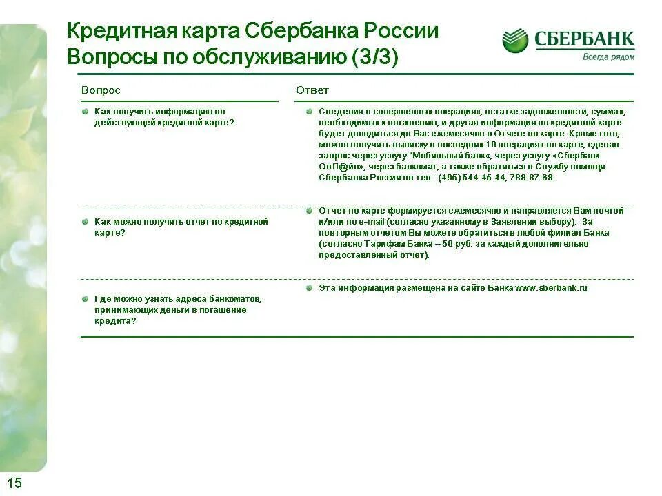 Операции сбербанка клиентам. Отчет по кредитной карте. Операции по кредитной карте. Кредитная карта Сбербанк условия. Вопросы по кредитным картам.