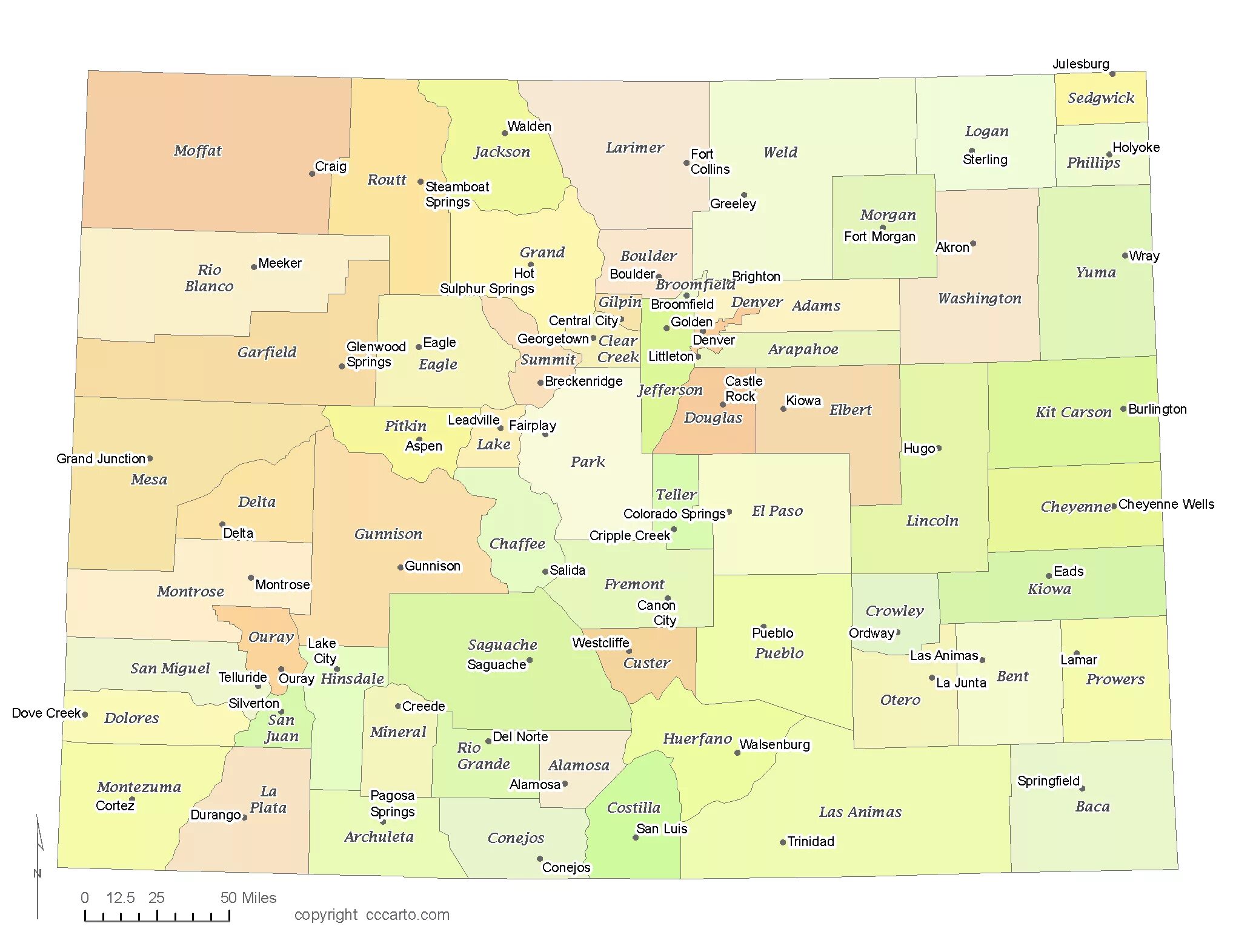 Cos map