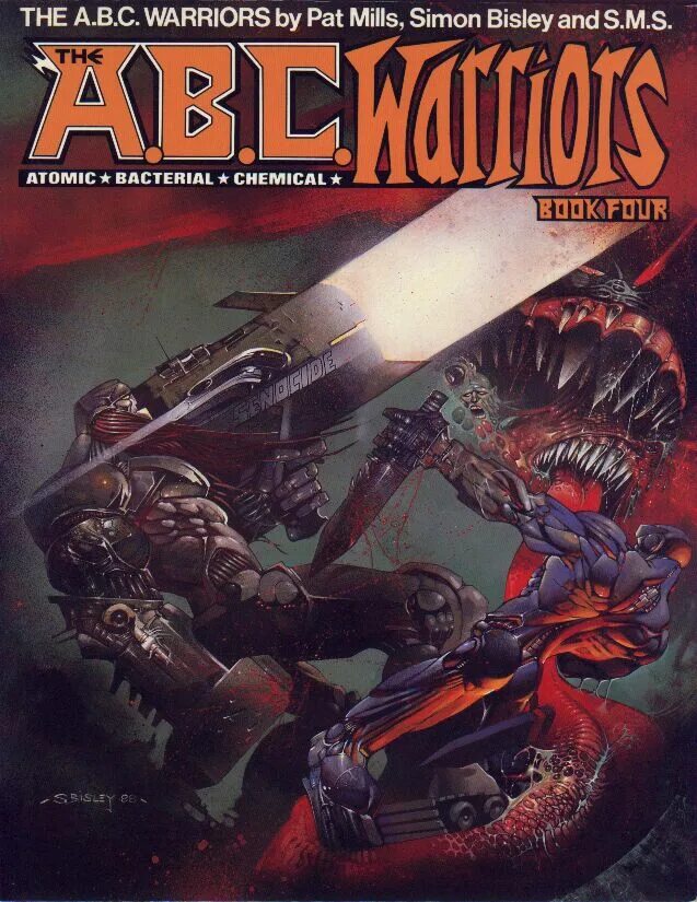 Читать зубов титан империи полностью. ABC Warrior. A.B.C. Warrior. ABC Warriors Simon Bisley Art. Мех Варриор книга.