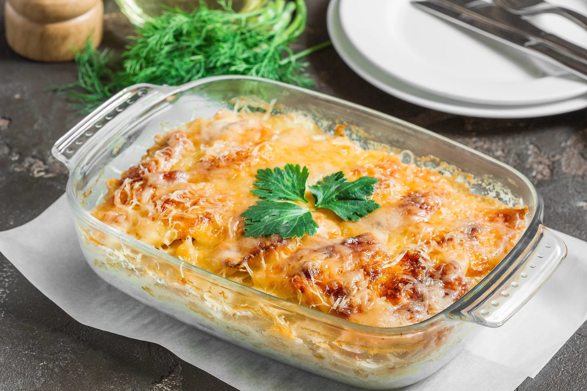 Картофель с овощами в сметане. Картофель с овощами в сметане