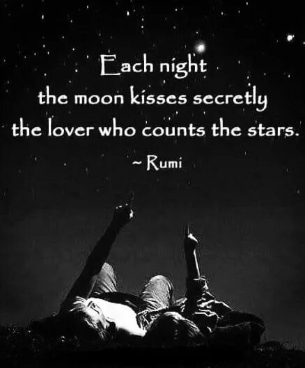 Who is my love. Each night. kiss moon. secret night. the moon and stars to govern the night; his love endures forever..