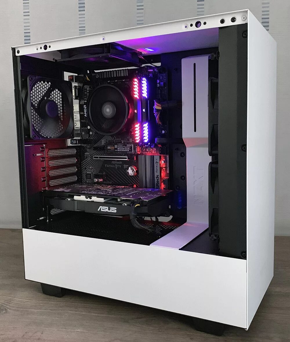 NZXT h500. NZXT h500i White. NZXT h500 White. Корпус NZXT h500. Черно белая сборка