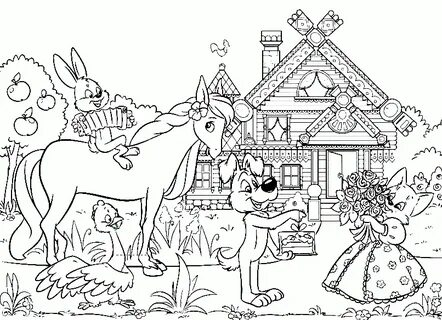 Раскраска кошкин