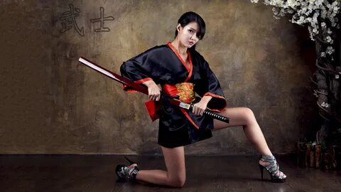 Download wallpaper sword, samurai, asian, section girls in resolution 2274x...