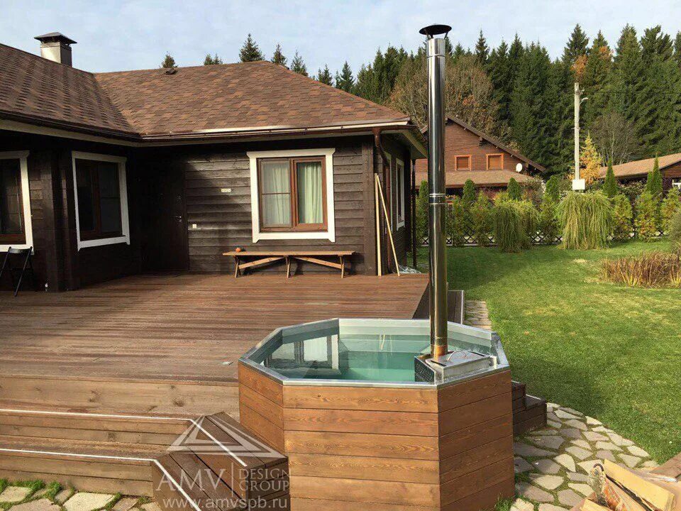 Японские бани фурако и купели Hot tub outdoor, Spa bathroom decor, Spa decor