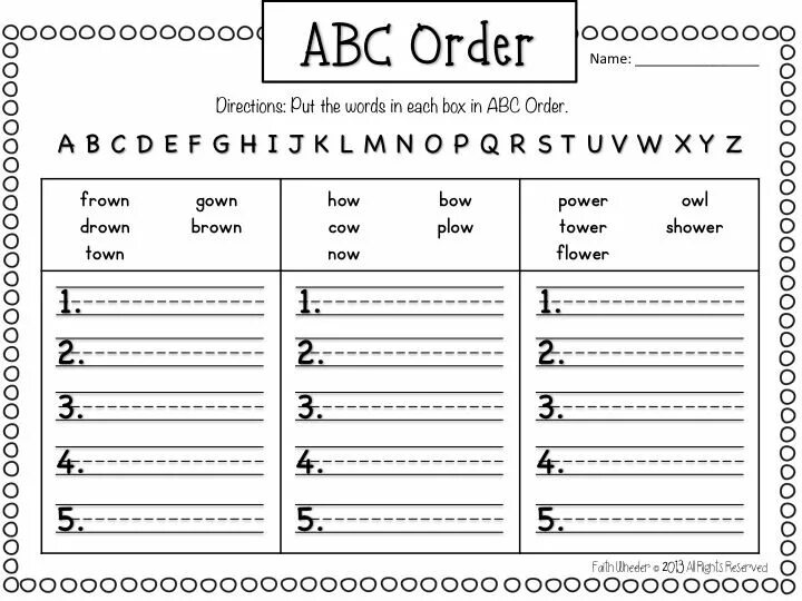 Order pdf. ABC order Worksheets. АВС order. ABC tasks for Kids. Alphabet Worksheets.