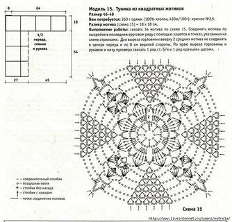 Туника мотивами схема
