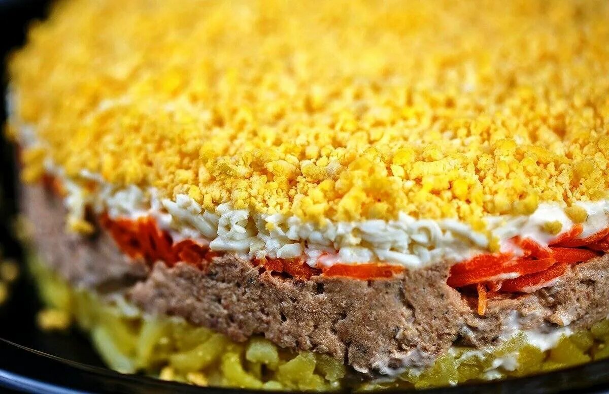 Мимоза рецепт классический с консервами