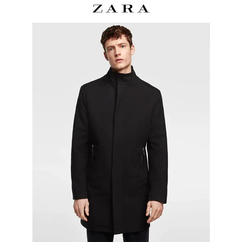 Пальто zara мужское. Zara Palto мужское. Пальто мужское Zara RN 77302. Пальто мужское Zara man 77302.