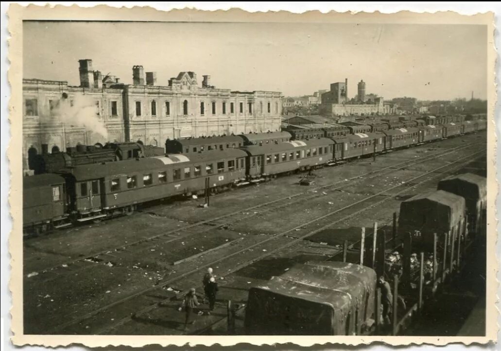 Пжро вязьма. Станция смоленск 1941. вязьма вокзал война. смоленск 1941-1943.
