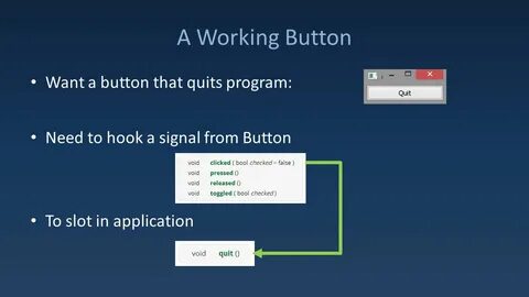 Button works