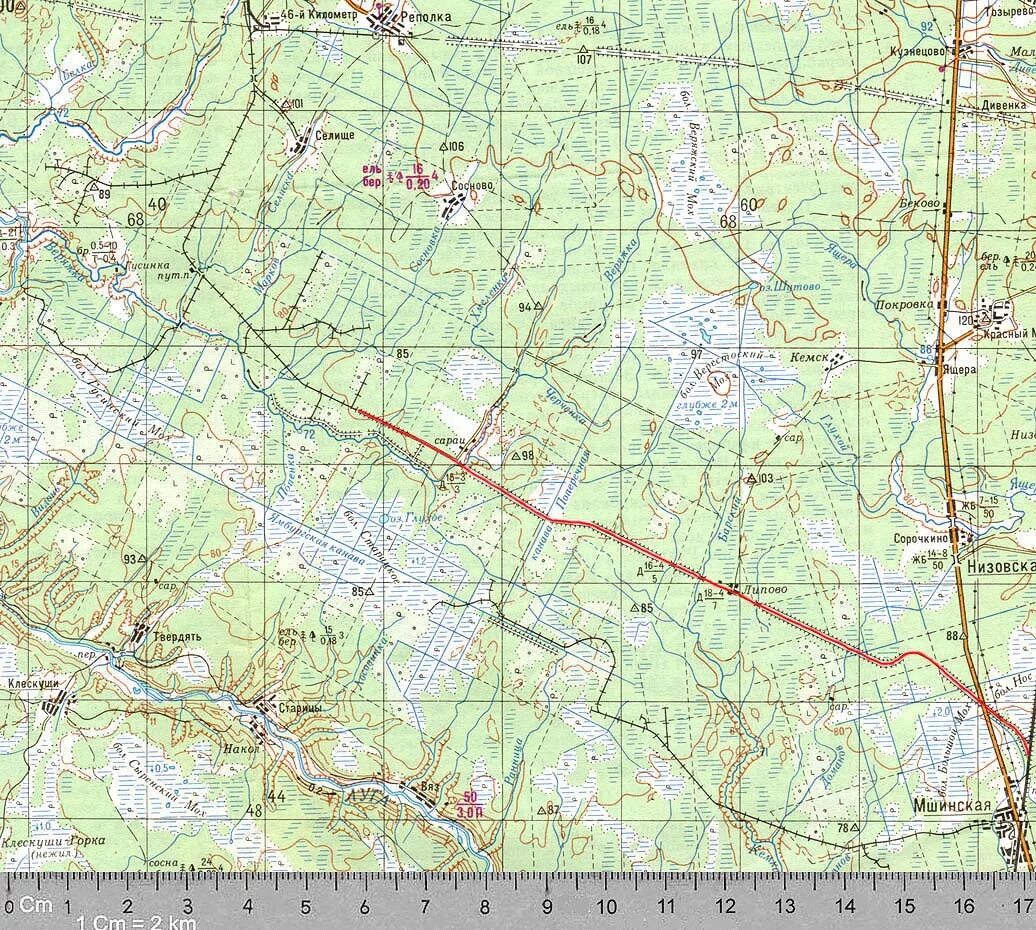 Карты дорог ленобласти