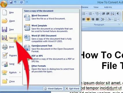 Формат word docx