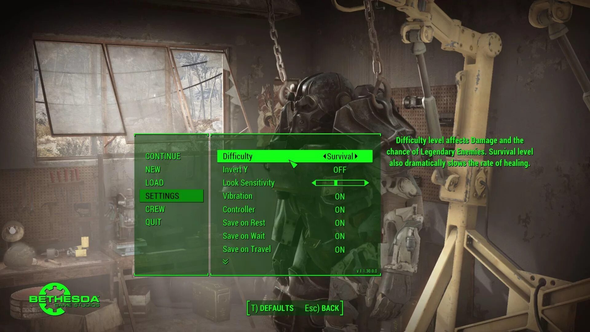 Fallout 4 распределение. Fallout 4 версия 1.10.163.0.1. Главное меню фоллаут 4. Меню Fallout 4 на ps4. Fallout 4 меню игры.