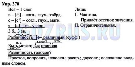 Русский 8 класс номер 370. Упр 370 по русскому языку 8 класс. Русский язык 8 класс ладыженская упр 370. Упр 5.370 математика 5