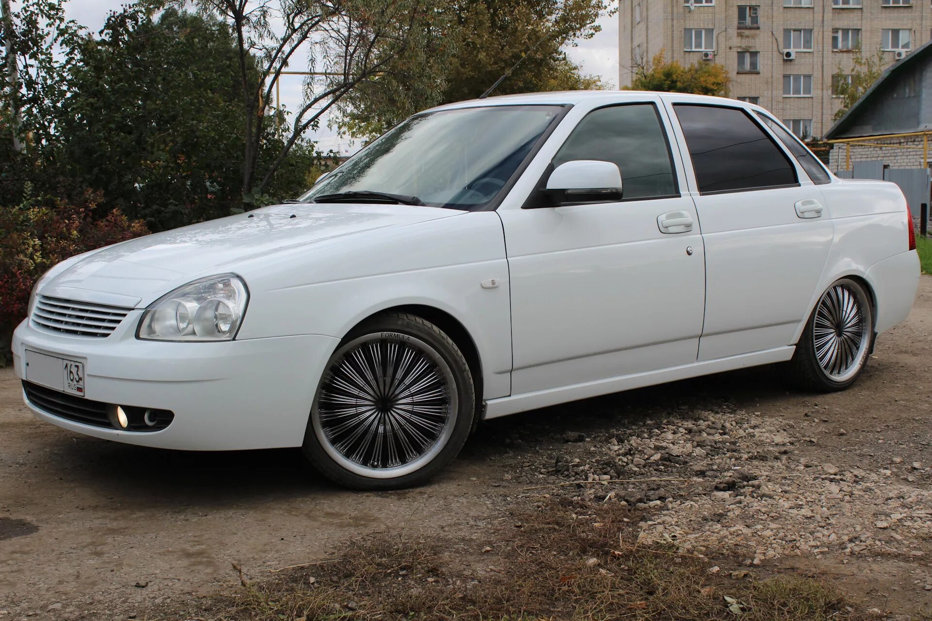 Просто фотки приоры на 17 рельсах))) Lada Приора седан, 1,6 л, 2014 года фотог