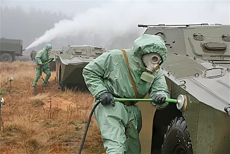 Специальная обработка вооружения и техники. РХБЗ дезактивация. Дегазация РХБЗ. Техника РХБЗ.