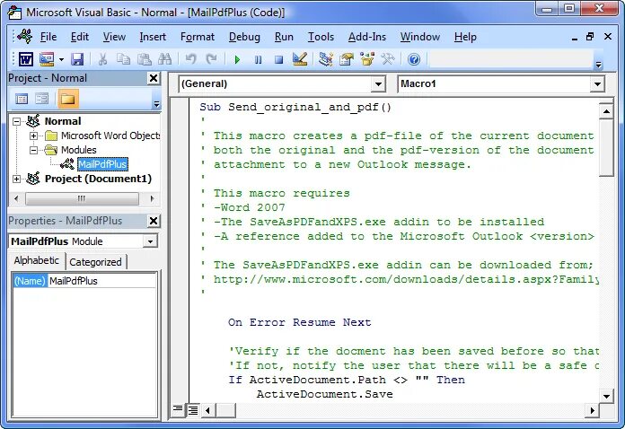 Message properties. Tools - macro - Visual Basic Editor. Макросы vba. Макрос для шаблон Outlook. Как открыть vba в Outlook.