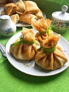 Блинчики мешочки с начинкой на праздничный стол