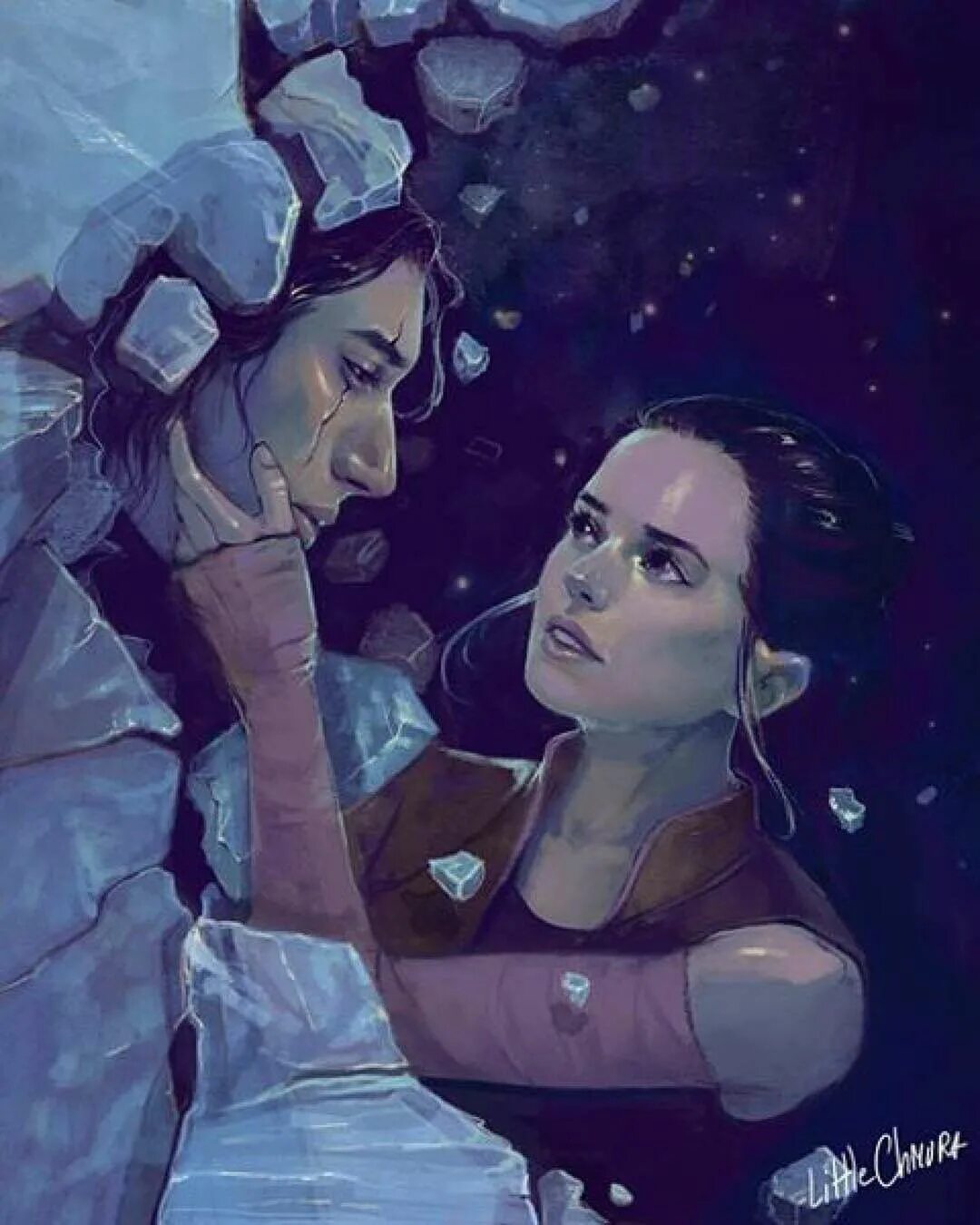 Звездные войны фанфик рей. Звездные войны РЕН И Рей. Star Wars reylo. Бен и Рей Звездные войны любовь.