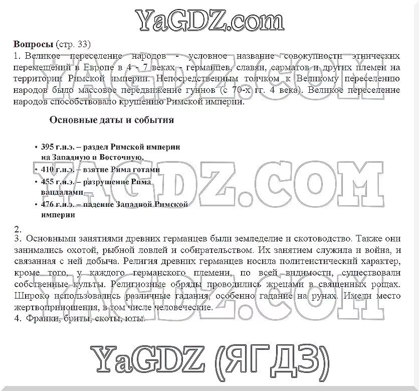 Краткий пересказ параграф 21