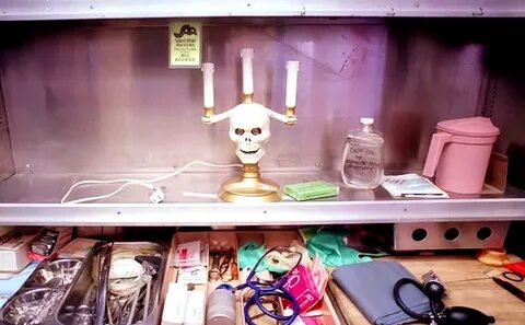 pliers, clamps, whips, scalpels 