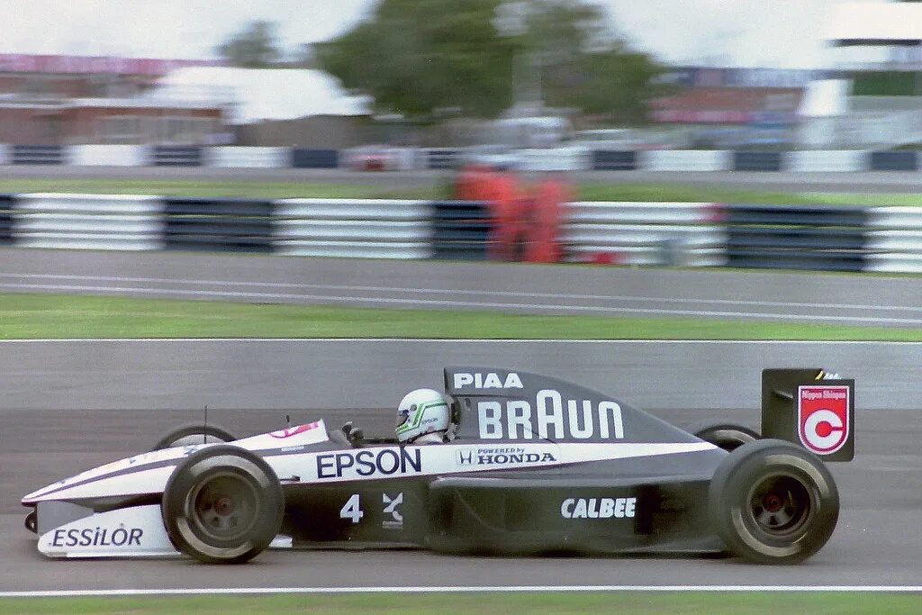 Стефано Модена. "Braun" Tyrrell Honda 020 1991. Тиррел п34 Гран при Японии. AGS Modena. During 20