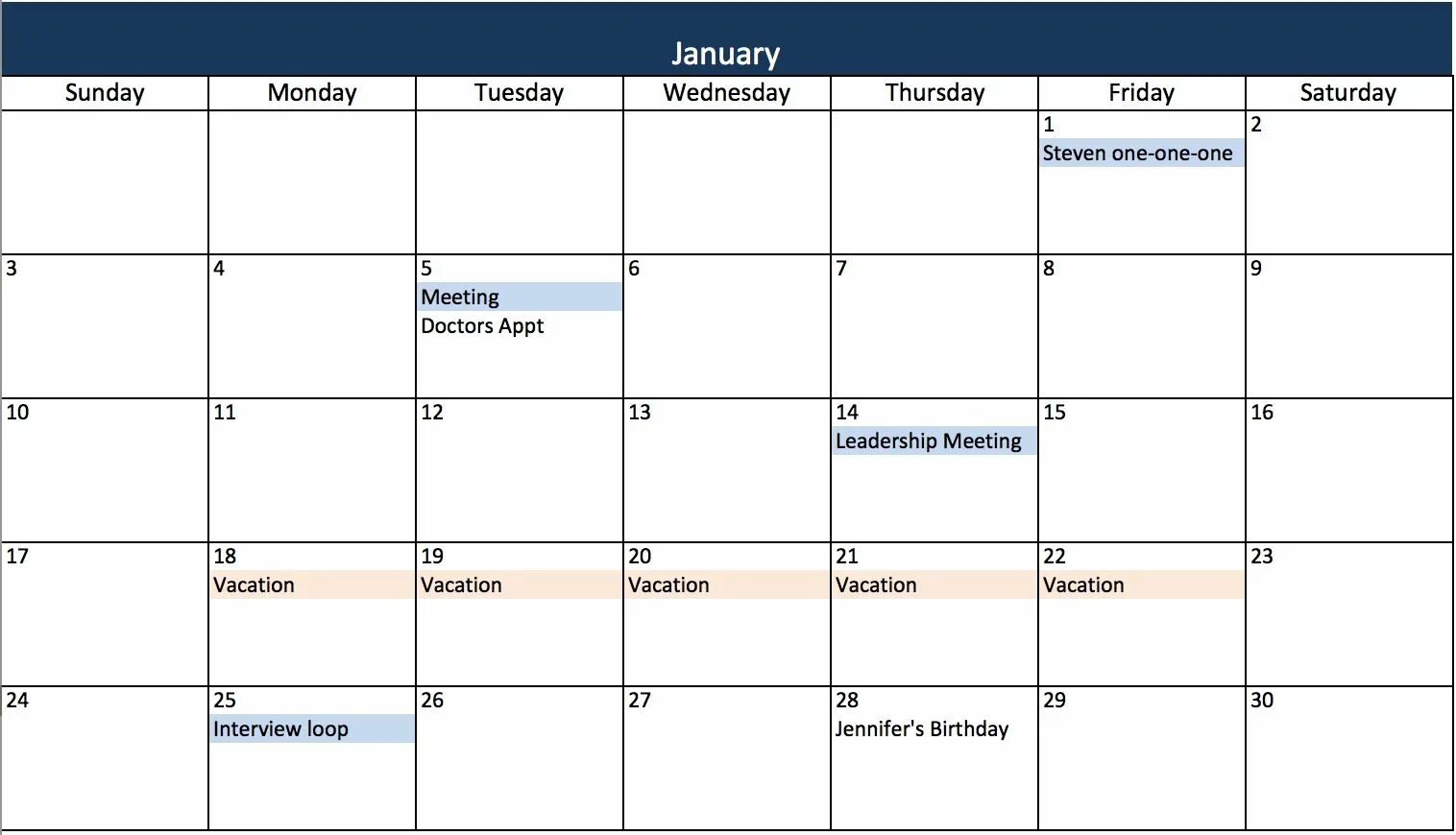 Calendar net