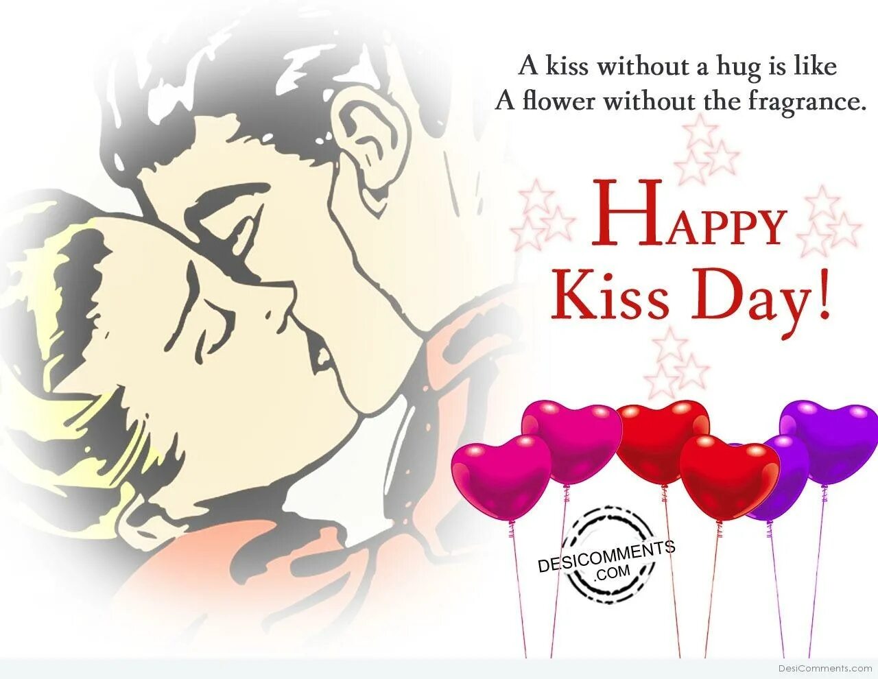 I like kissing. Стих на Happy Kiss Day на английском языке. A Kiss from a Rose, 50 мл.