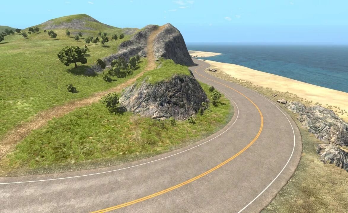 Beamng mods maps. Бемиджи драйв. BEAMNG Drive круговая трасса. Беласко Map BEAMNG Drive. BEAMNG Drive автомагистраль.