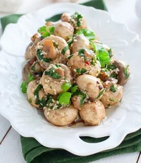 Маринованные шампиньоны по корейски
