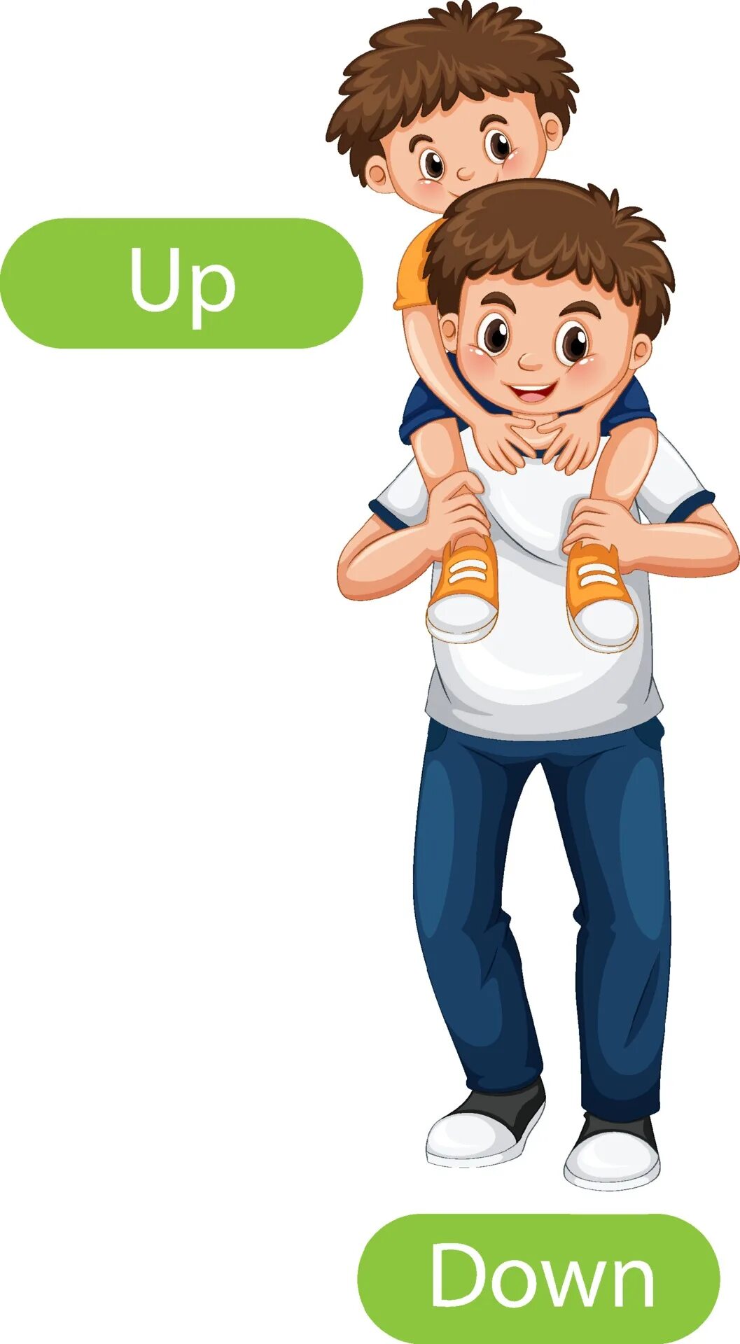 Get up and down. Up and down. up down opposites. up and down for kids. up down clipart.