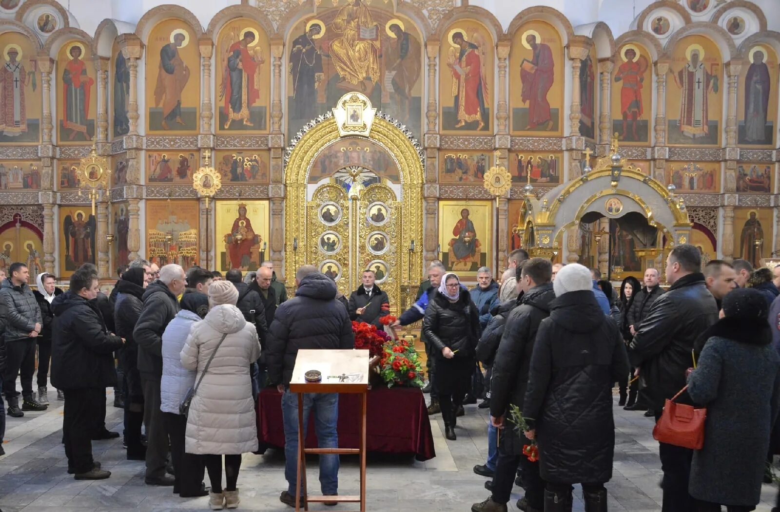 Прощание с экипажем в твери