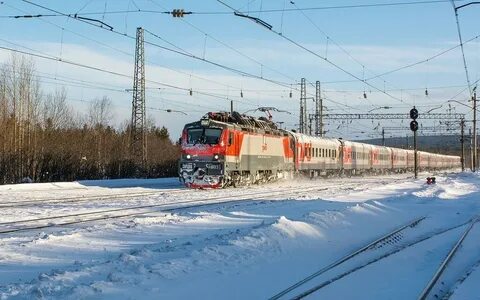 Фото поезда мурманск
