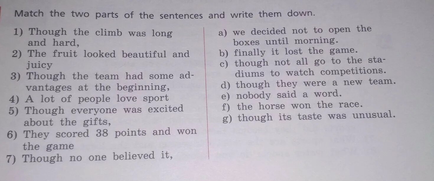Read the words sentences to your. Match the sentences 3 класс. Match the Parts of the sentences 3 класс. Английский язык write the sentences. Match the two Parts of the sentences.